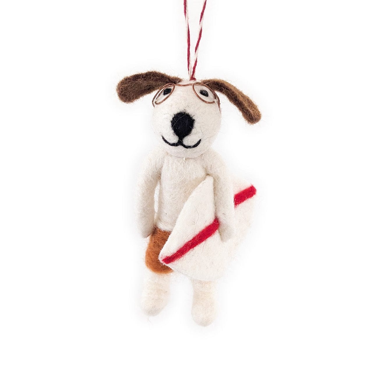Friendsheep Hanging Animals Set of 2 - girl+boy Nelly and Milly Mice Eco Ornaments