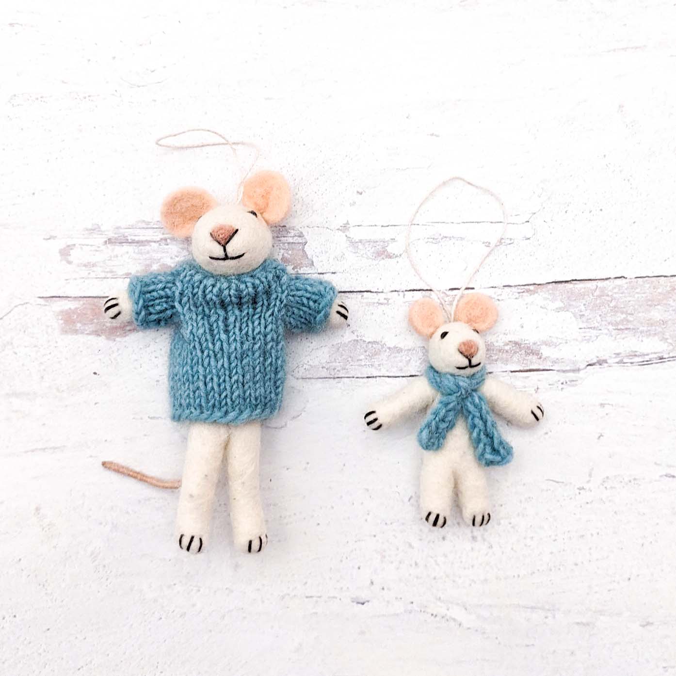Friendsheep Hanging Animals The Stuart Family Mouse Eco Ornaments