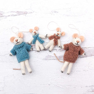 Friendsheep Hanging Animals The Stuart Family Mouse Eco Ornaments