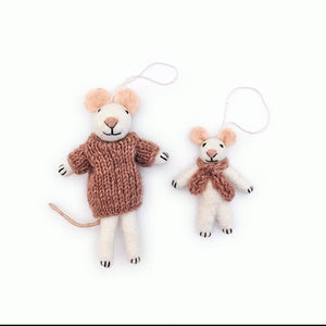 Friendsheep Hanging Animals The Stuart Family Mouse Eco Ornaments