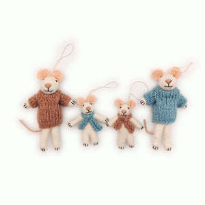 Friendsheep Hanging Animals The Stuart Family Mouse Eco Ornaments