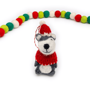 Friendsheep Pete the Pittie Dog Eco Ornament