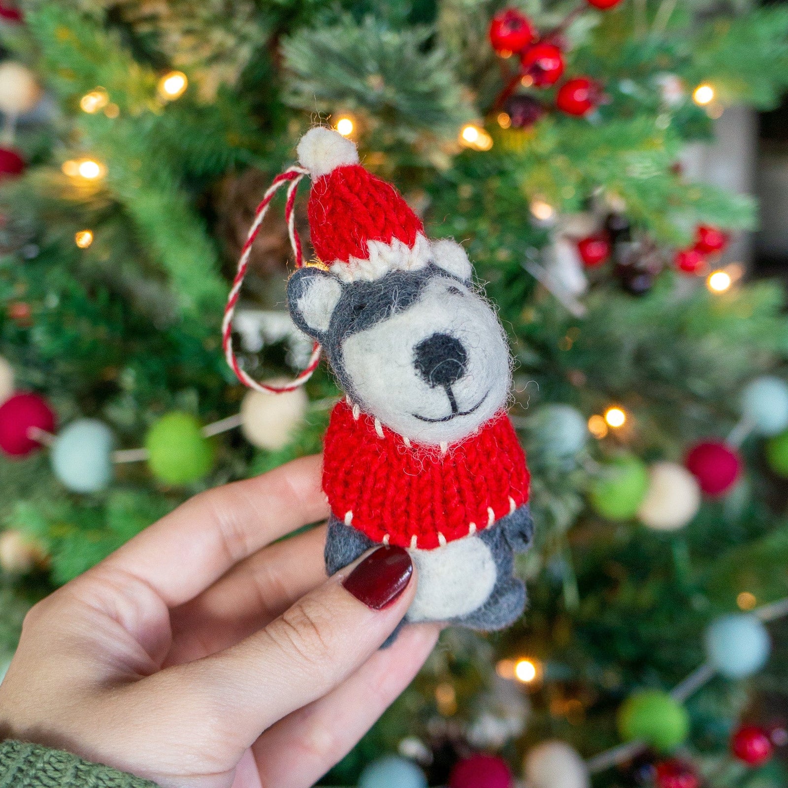 Friendsheep Pete the Pittie Dog Eco Ornament
