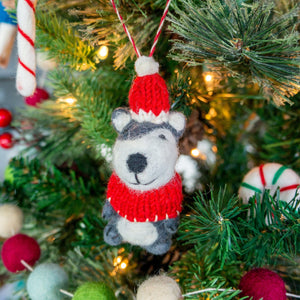 Friendsheep Pete the Pittie Dog Eco Ornament
