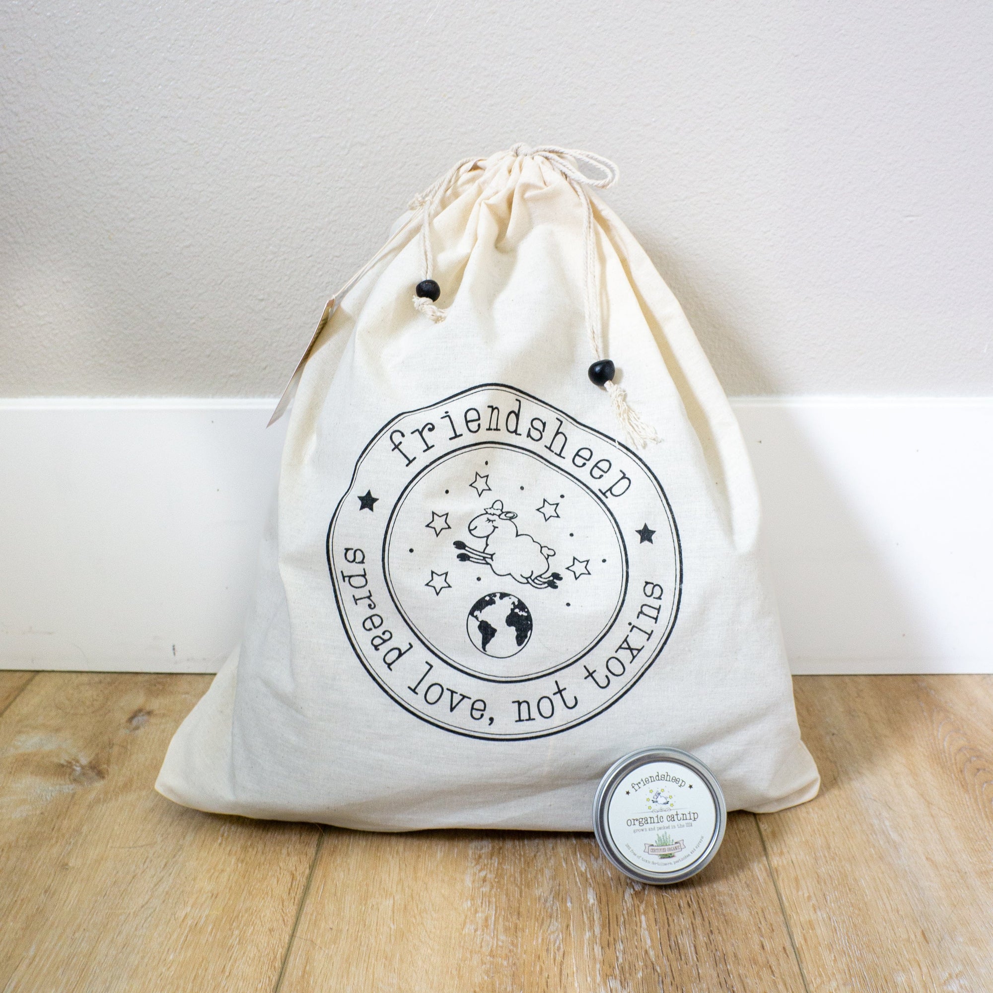 Friendsheep Pets Grey Midnight Stars Eco Kitty Cave
