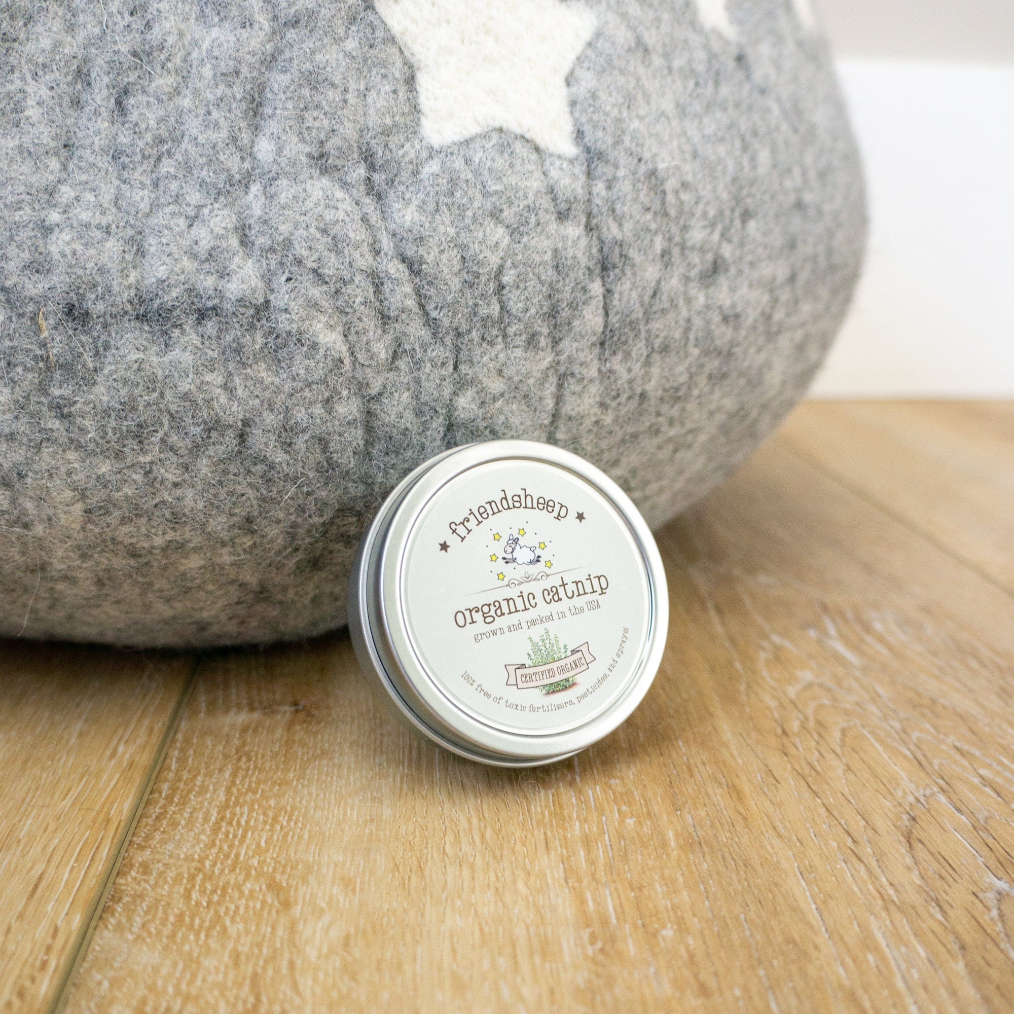 Friendsheep Pets Grey Midnight Stars Eco Kitty Cave
