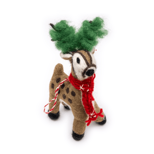 Friendsheep Reed the Forest Reindeer Eco Ornament