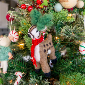 Friendsheep Reed the Forest Reindeer Eco Ornament