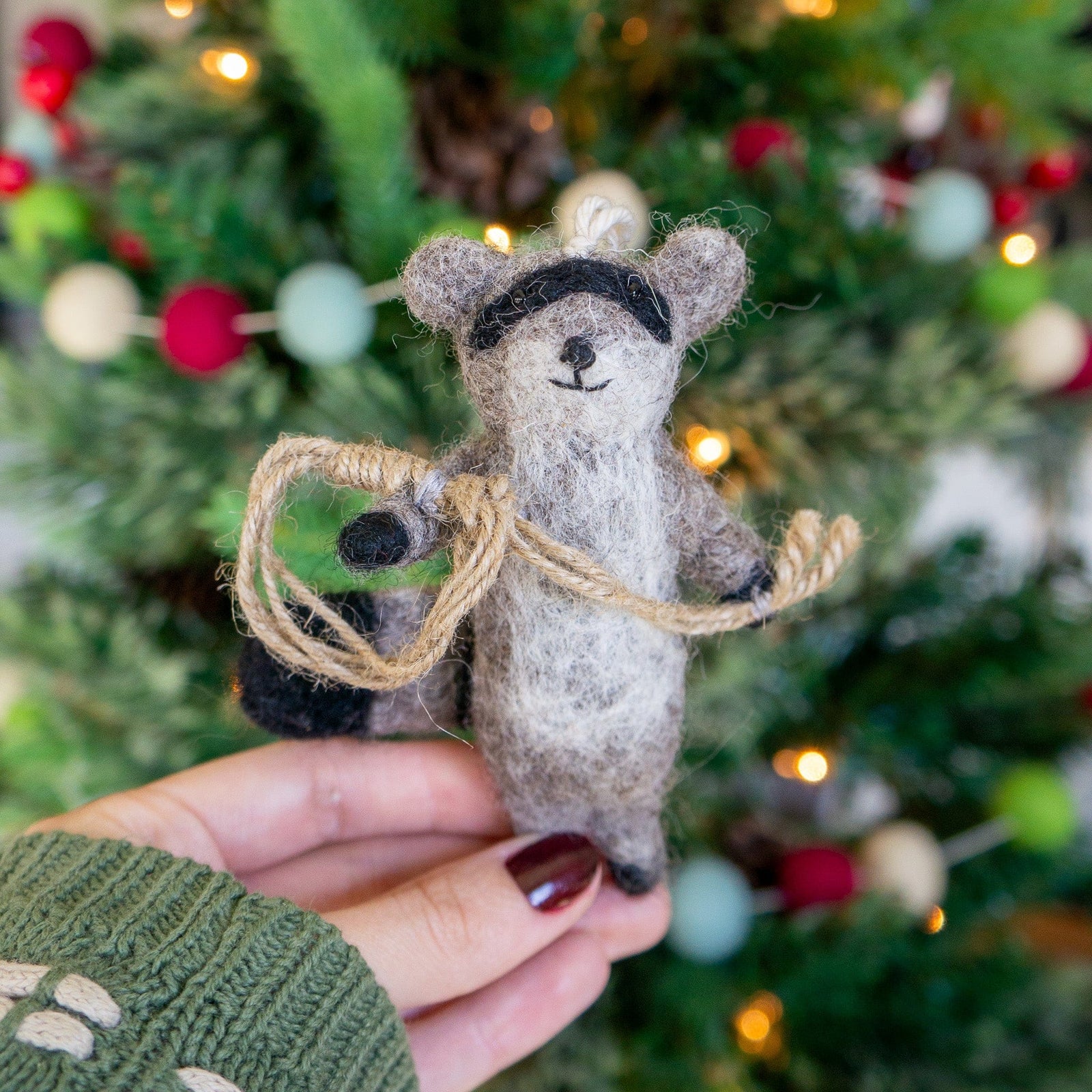 Friendsheep Rocket Raccoon Eco Ornament