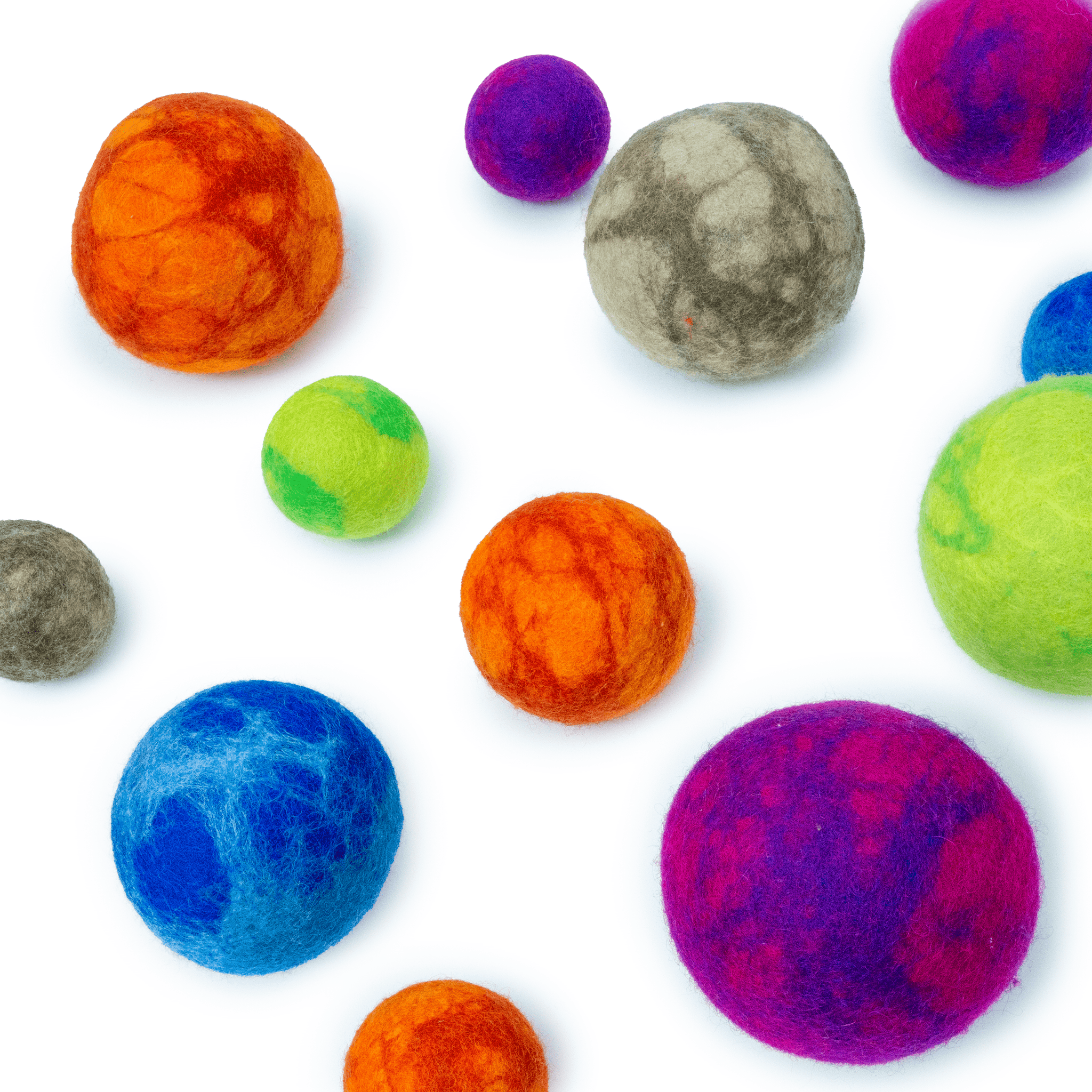 Dog Toy Ball Set of 2 LAVA