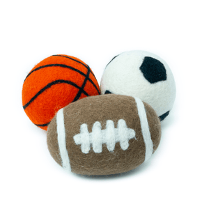 Friendsheep Sustainable Wool Goods Pet Toys Dog XL Sport Ball