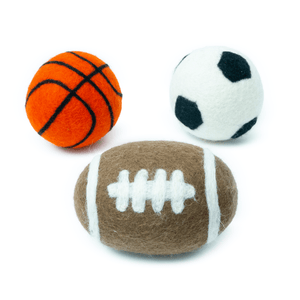 Friendsheep Sustainable Wool Goods Pet Toys Dog XL Sport Ball