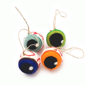 Friendsheep Sustainable Wool Goods Spooky Eye Ball Eco Freshener