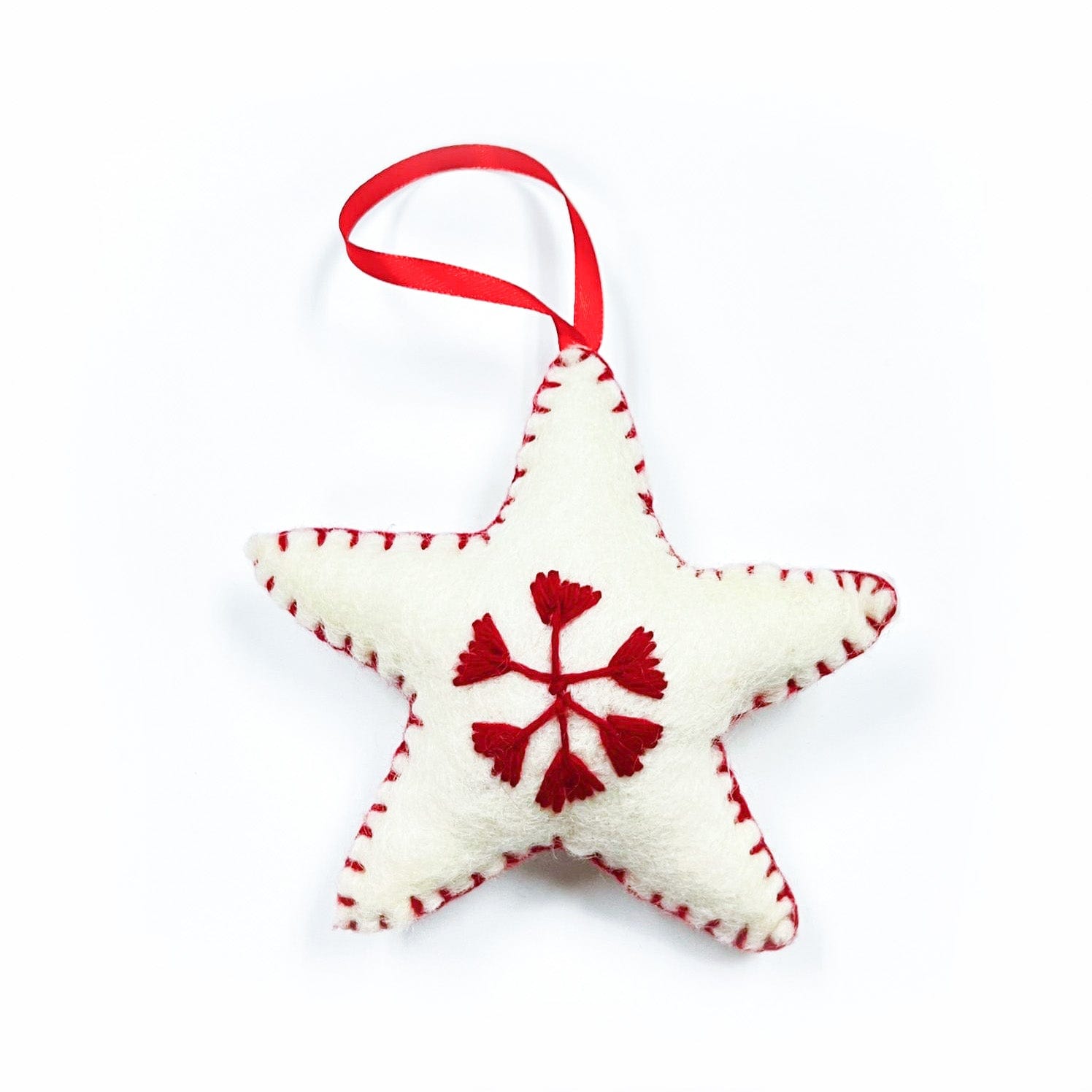 White Stars Xmas Centerpiece