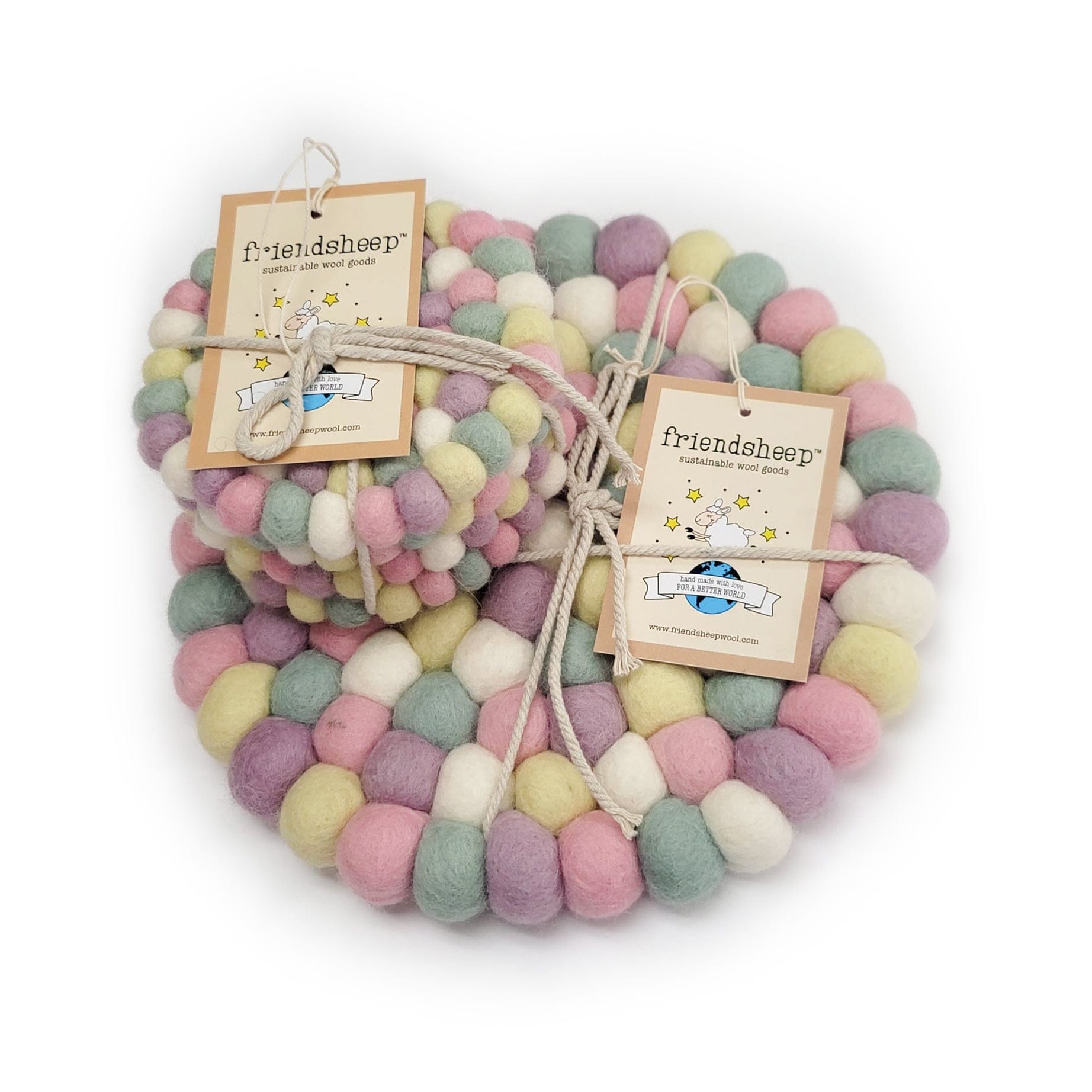 Friendsheep Coaster Cotton Candy Eco Coasters