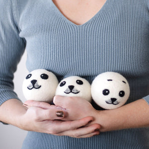 Friendsheep Eco Dryer Balls Baby Seals - Limited Edition