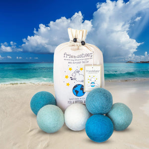 Friendsheep Eco Dryer Balls Blue Ocean Eco Dryer Balls
