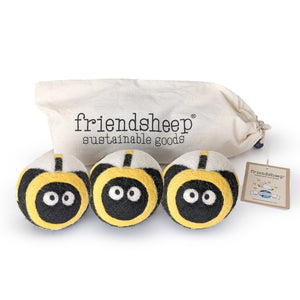 Friendsheep Eco Dryer Balls Busy Bees Trio