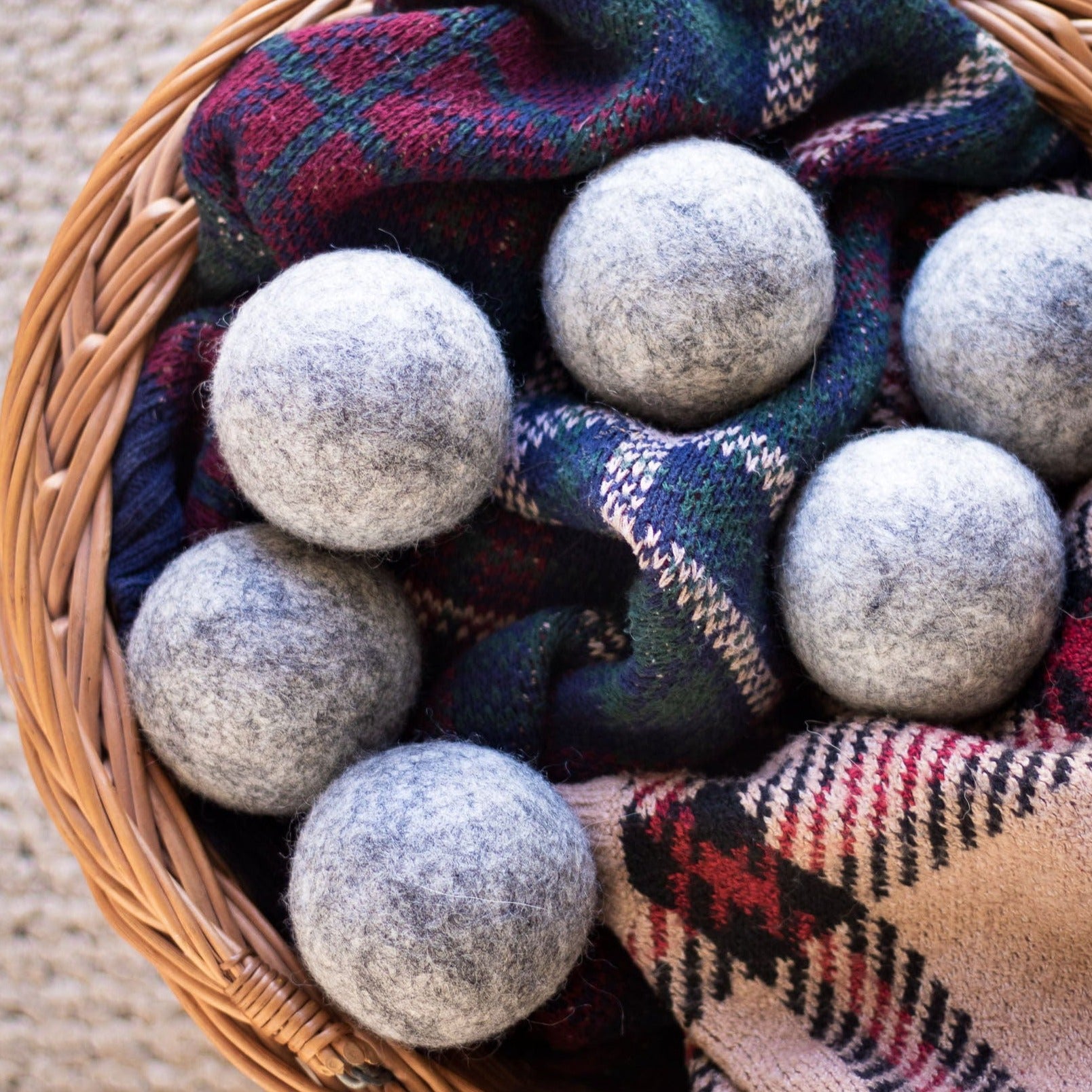 Friendsheep Cozy Grey Eco Wool Dryer Balls - Default Title