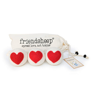 Friendsheep Eco Dryer Balls Heart Trio