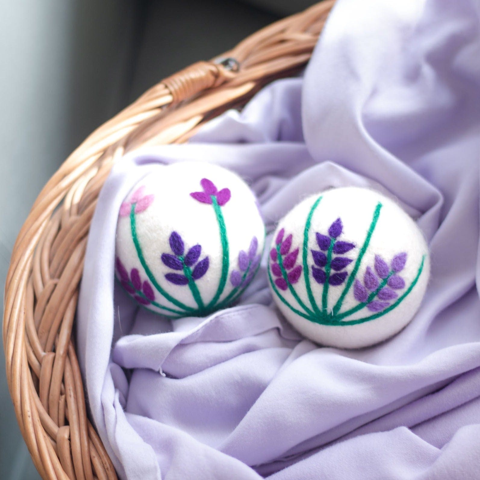 Friendsheep Eco Dryer Balls Butterfly Lavender Fields - Monarch