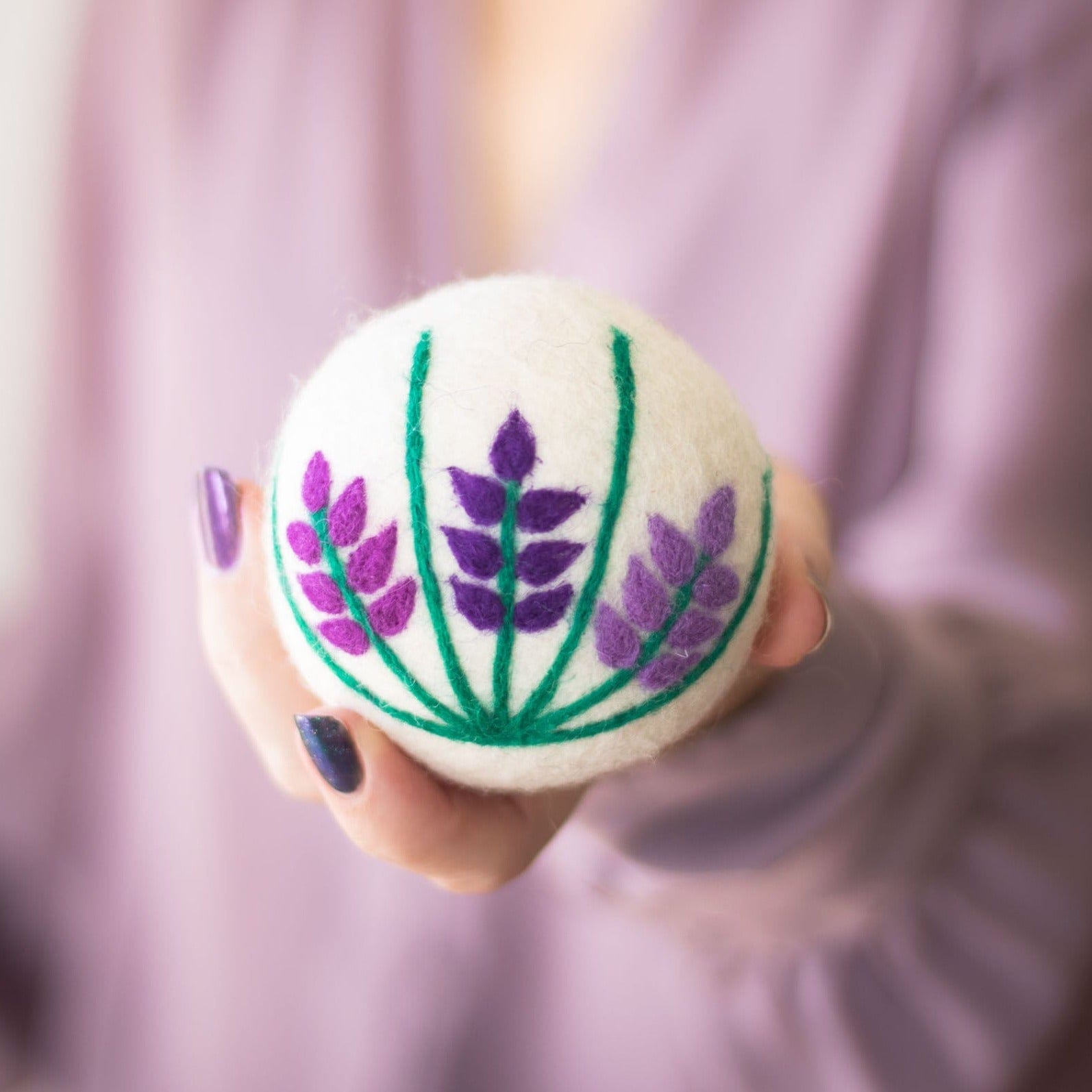 Friendsheep Eco Dryer Balls Butterfly Lavender Fields - Monarch