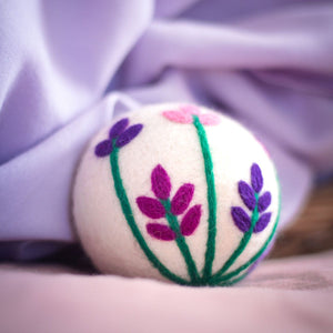 Friendsheep Eco Dryer Balls Lavender Fields Ladybug