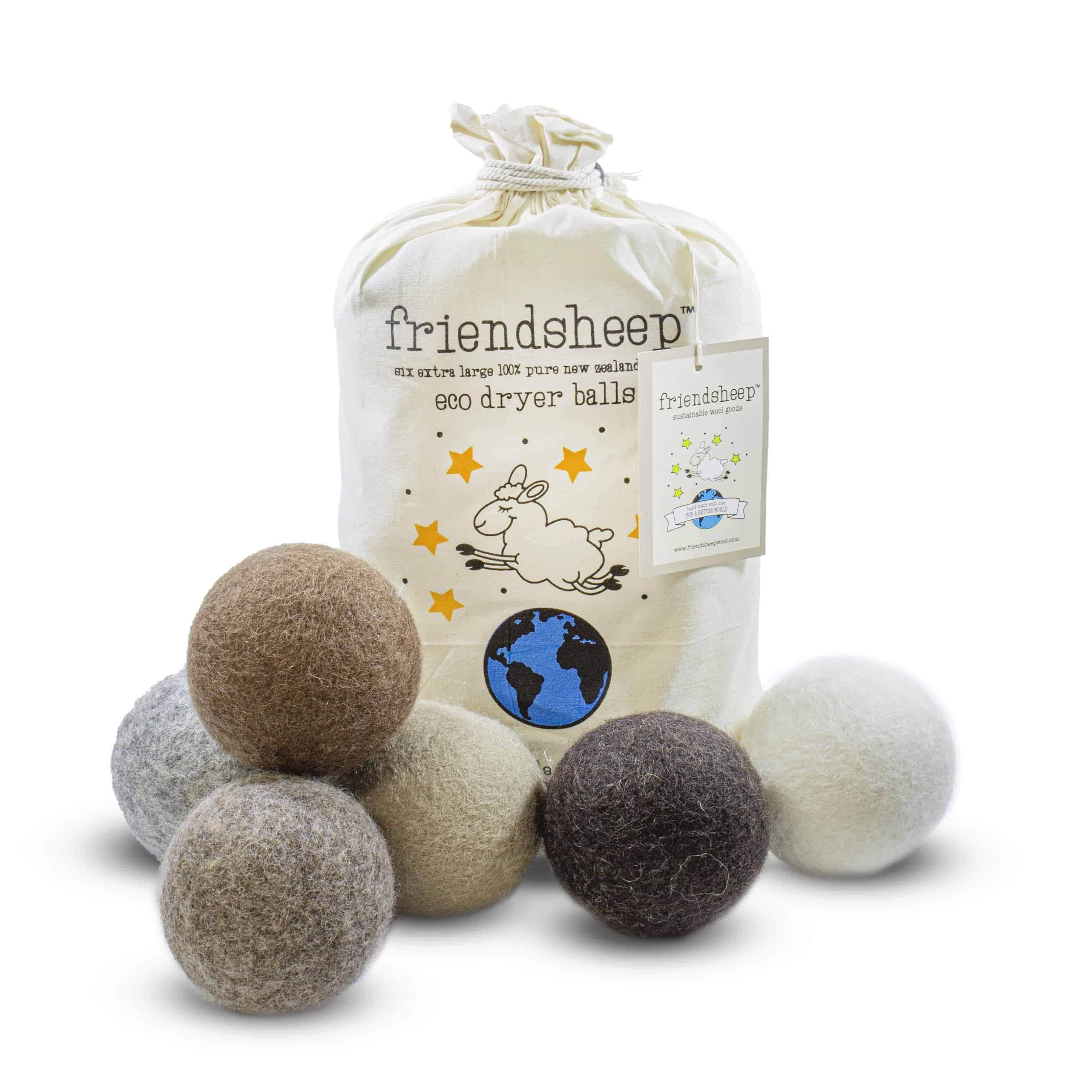 Friendsheep Natural Mystic Eco Dryer Balls, Beige