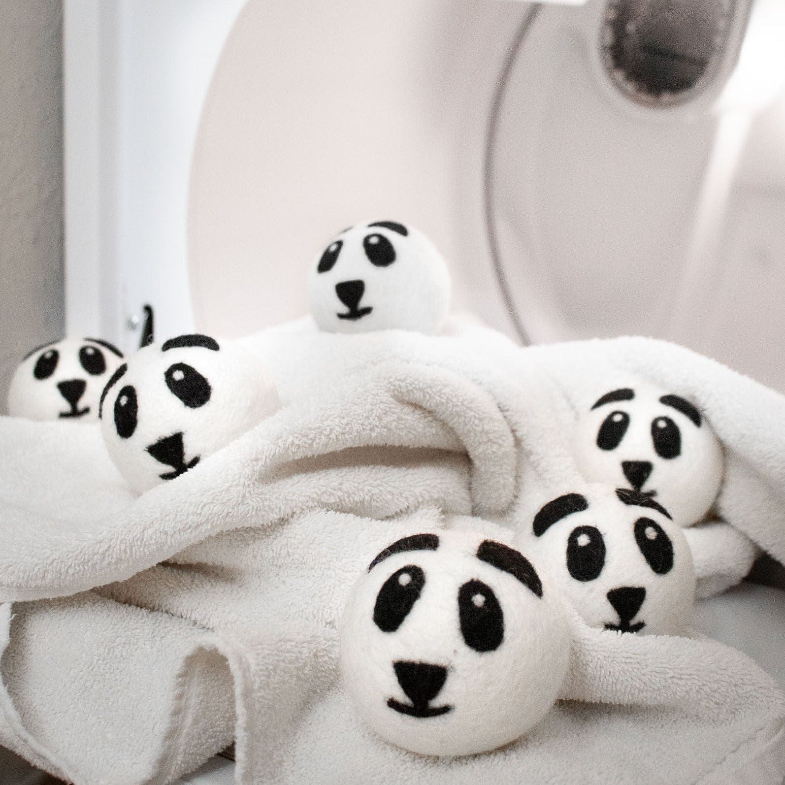 Friendsheep Organic Eco Wool Dryer Balls Panda