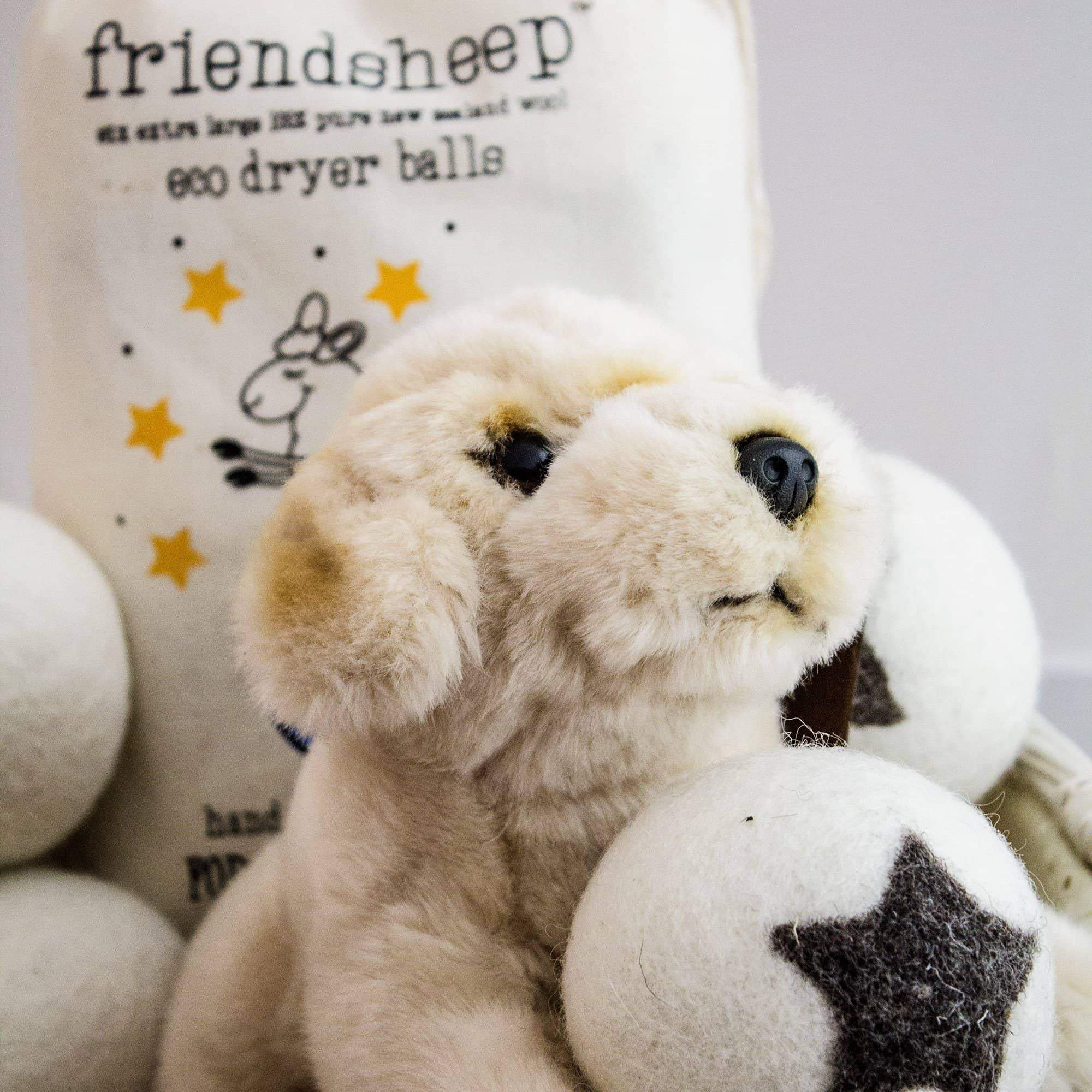 Friendsheep Cozy Grey Eco Wool Dryer Balls - Default Title