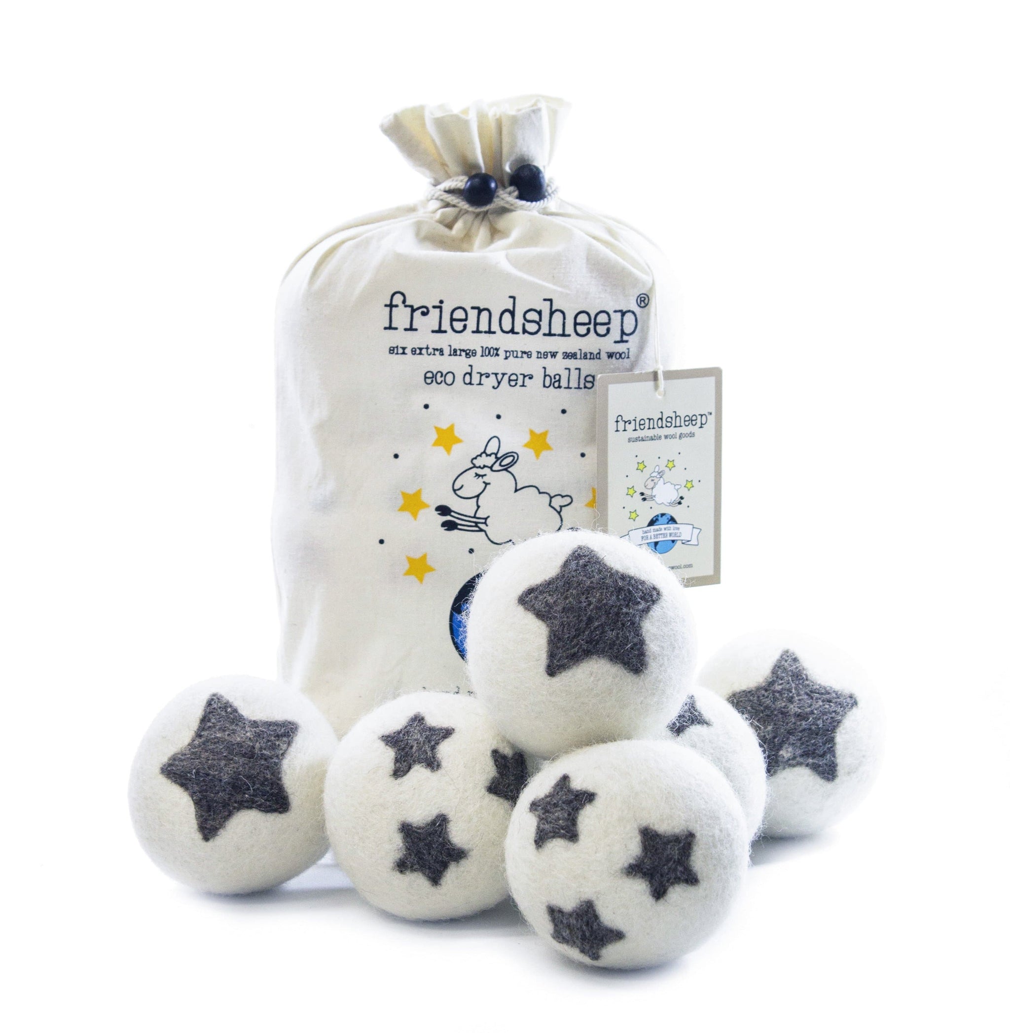 Eco Dryer Ball: Panda – Kei & Molly Textiles, LLC
