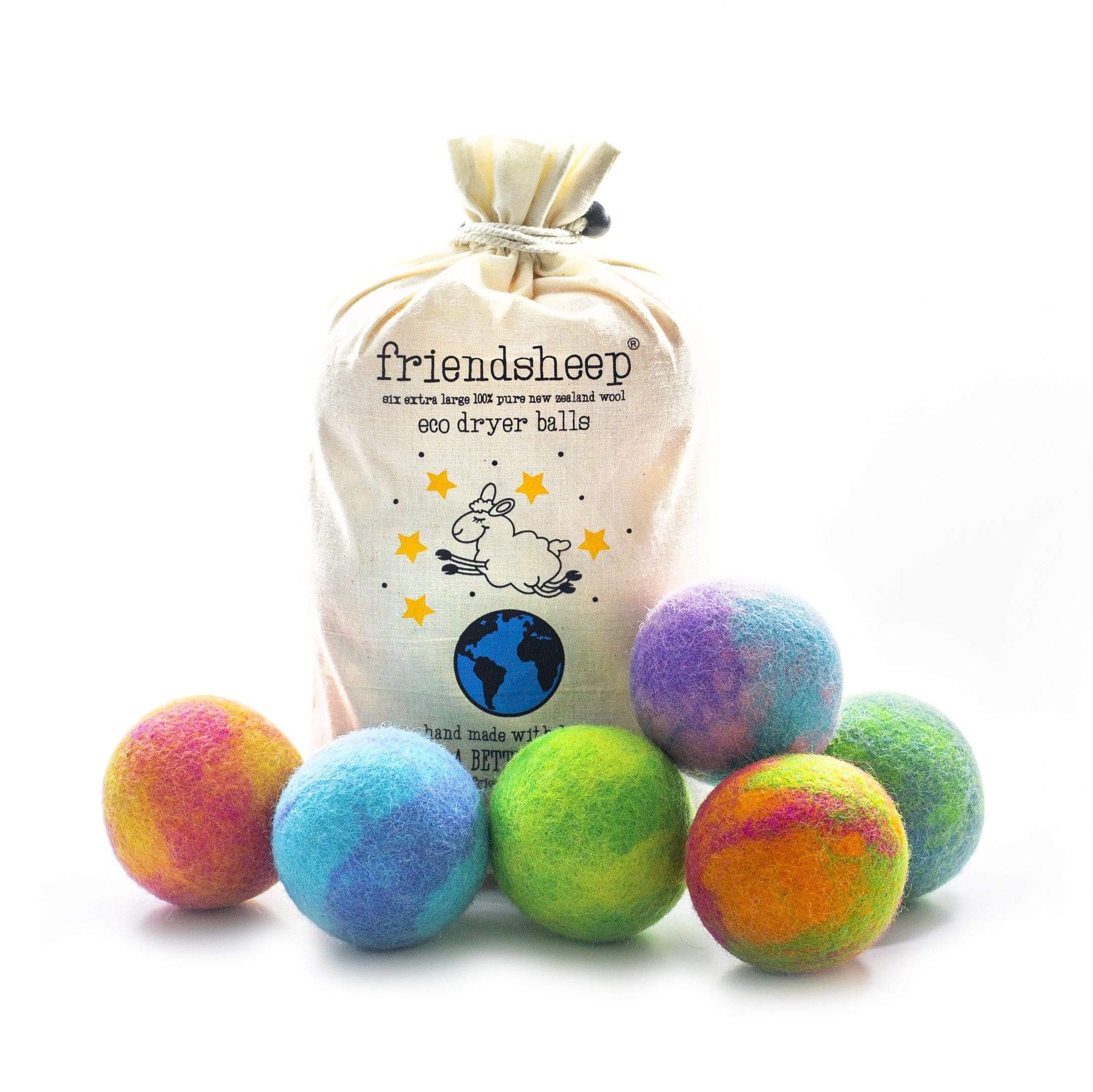 Jumbo Mixed Colored Wool Felt Balls: 20 Felt Ball Set