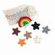 Friendsheep Fabric Freshener 6 stars and 1 rainbow with string Get Up Stand Up - Eco Fresheners