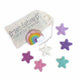 Friendsheep Fabric Freshener 6 stars and 1 rainbow with string North Star - Eco Fresheners
