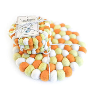Friendsheep Fabric Freshener Candy Corn Eco Coasters