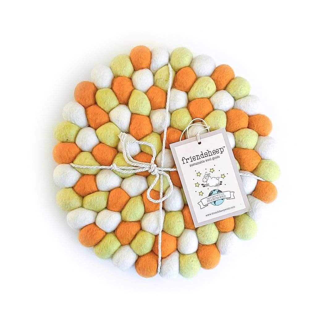 Friendsheep Fabric Freshener Candy Corn Eco Coasters