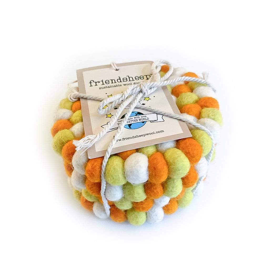 Friendsheep Fabric Freshener Candy Corn Eco Coasters