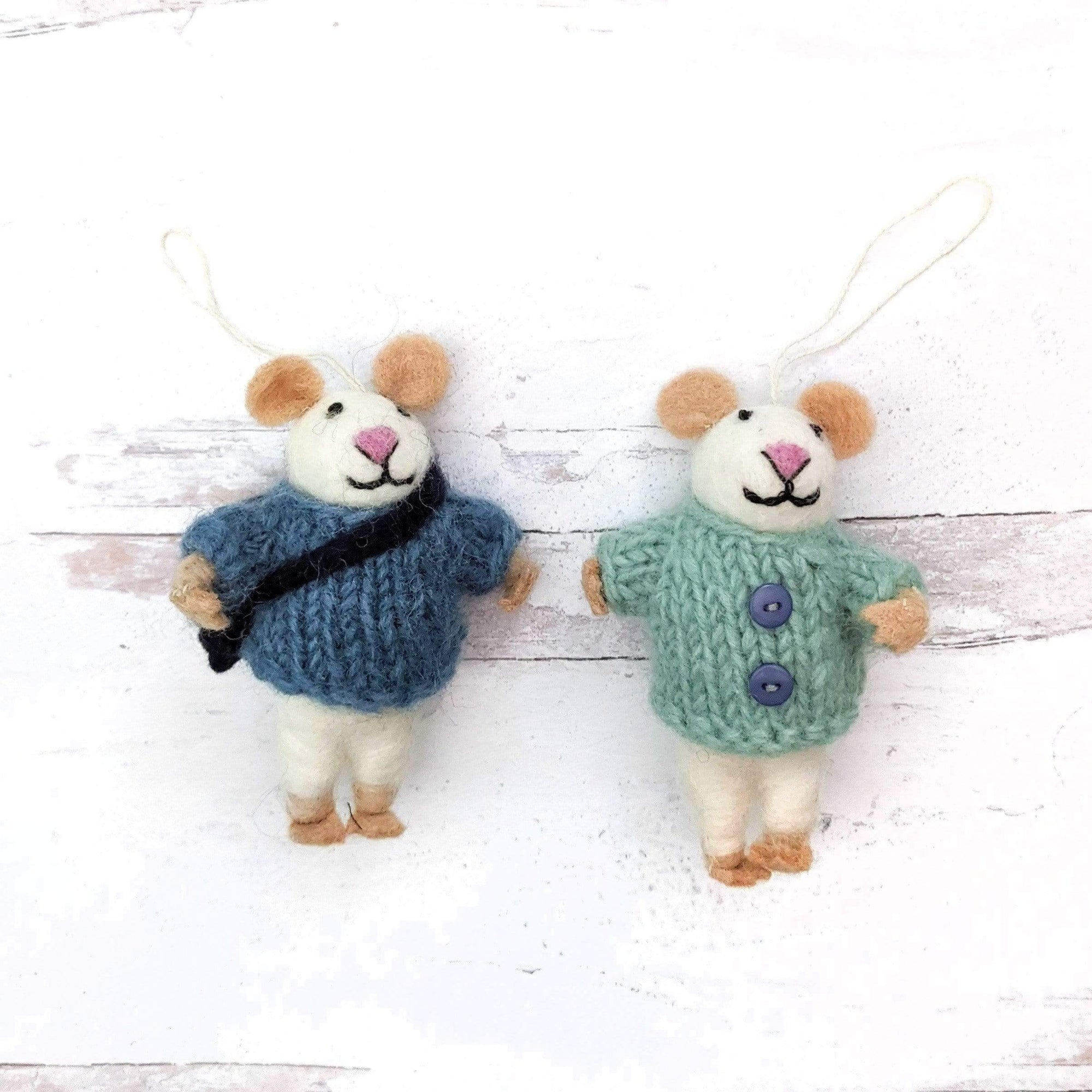 Friendsheep Hanging Animals Bruno and Milo - Set of 2