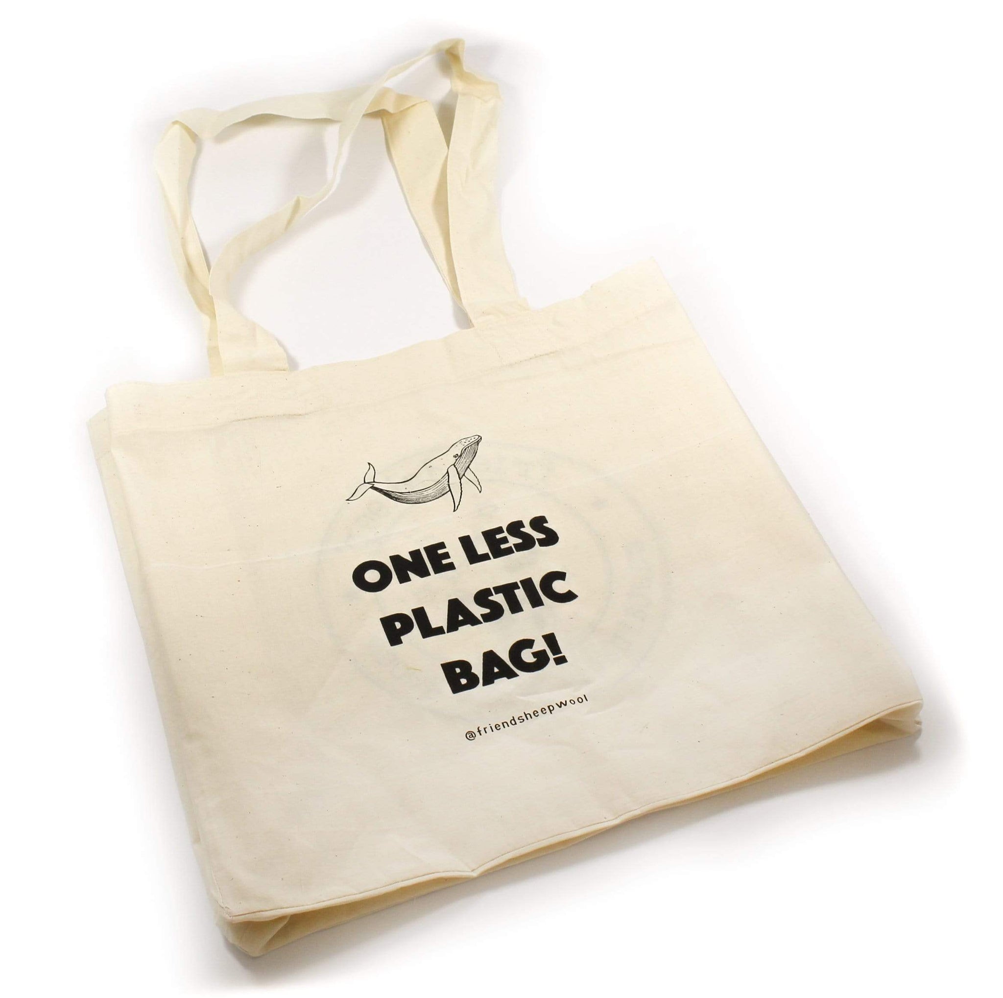 One Less Plastic Bag! - Organic Cotton Tote