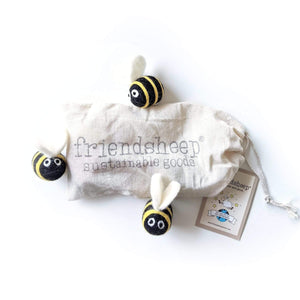 Friendsheep Pet Toys Berta the Honeybee & Sisters - Set of 3