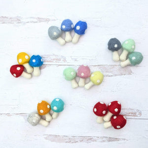 Friendsheep Pet Toys Spring Mushrooms Eco Toys - Set of 3