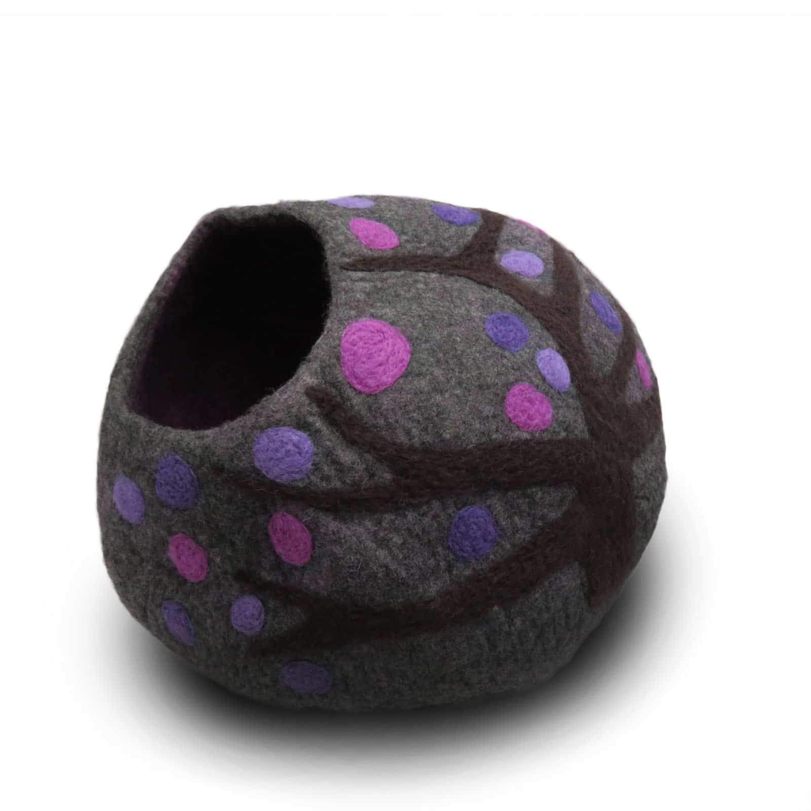 Friendsheep Pets Purple Rain Eco Kitty Cave "Purple Rain"