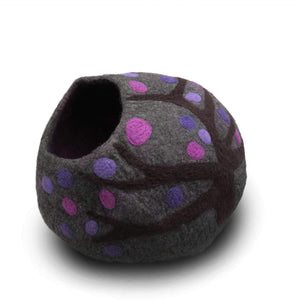 Friendsheep Pets Purple Rain Eco Kitty Cave "Purple Rain"