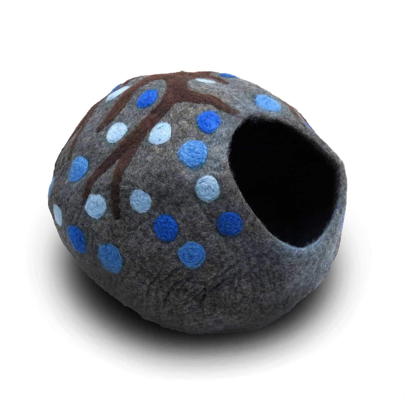Friendsheep Pets True Blue Eco Kitty Cave "True Blue"