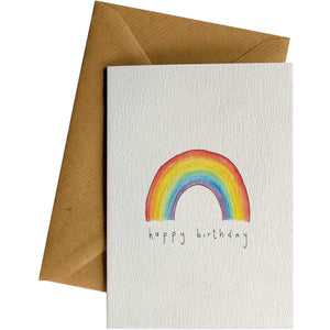 Friendsheep Sustainable Goods greeting_card Happy Birthday Rainbow - Greeting Card