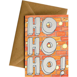 Friendsheep Sustainable Goods greeting_card Ho Ho Bricks - Greeting Card
