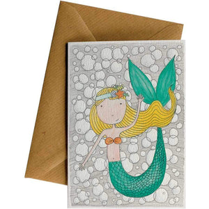 Mermaid - Greeting Card