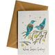 Friendsheep Sustainable Goods greeting_card Tui Season Greetings (Blue Bird) - Greeting Card