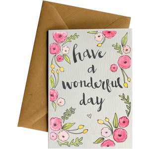 Wonderful Day - Greeting Card