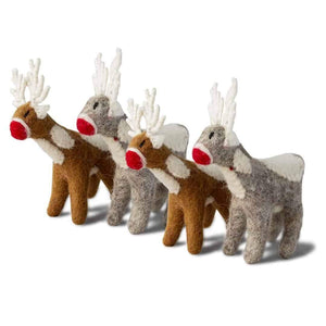 Santa's Reindeer - Set of 4